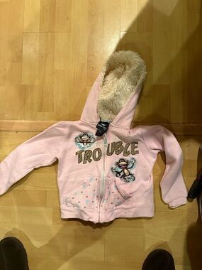 Bobby Jack hooded zip up sweatshirt